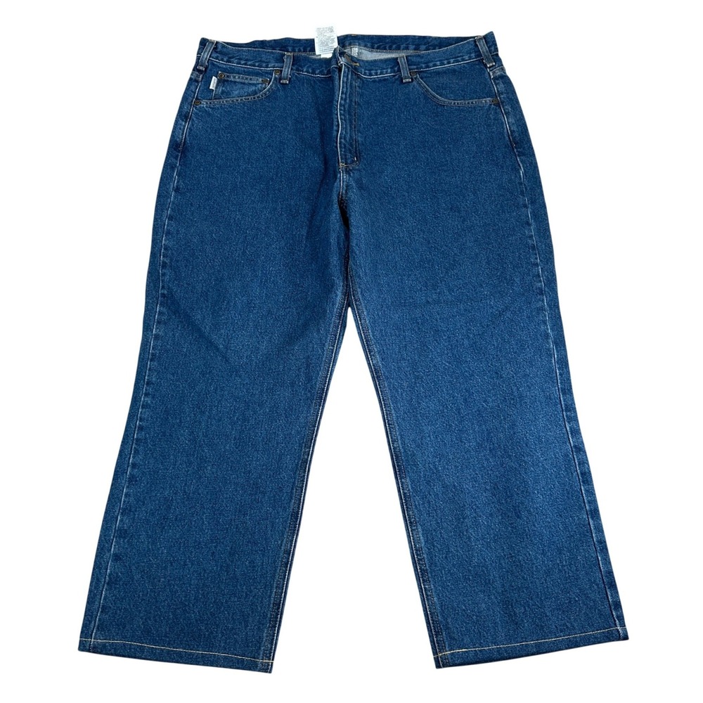 Carhartt B18 DST Traditional Fit Mens Jeans 42x30 Dark Stone Blue Denim
